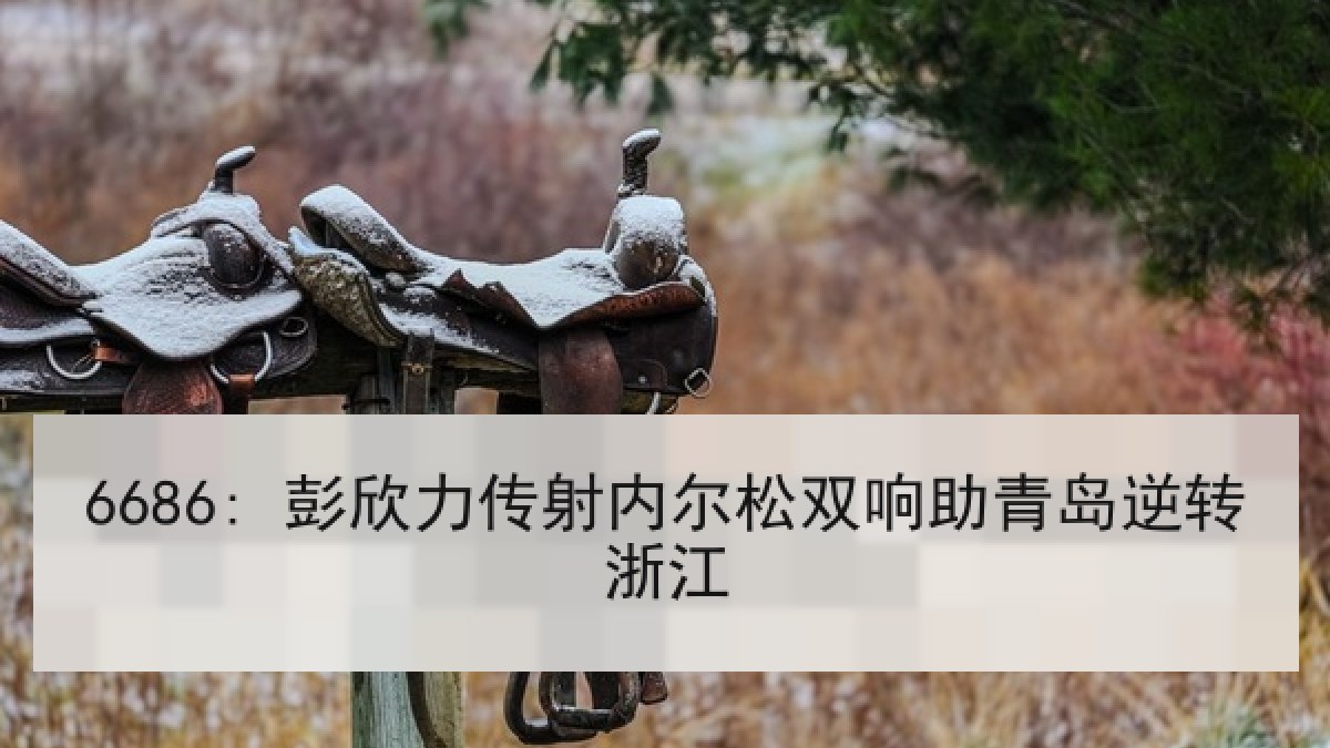6686: 彭欣力传射内尔松双响助青岛逆转浙江